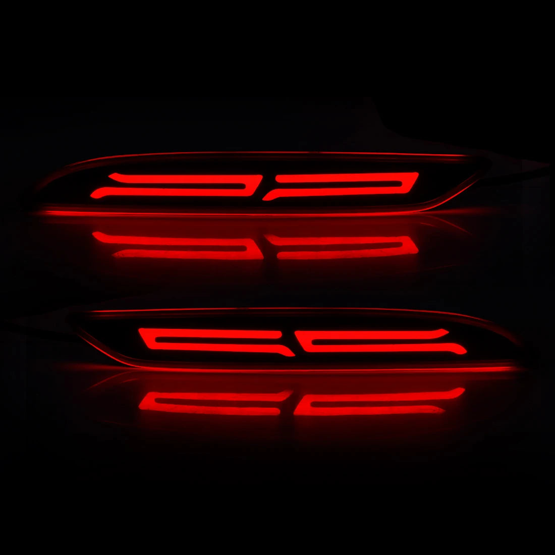 LED Rear Bumper Reflector Light For Chevrolet Cavalier 2020 2021 2022 Brake Warning Dynamic Turn Signal Lamp Car Accessories 12V