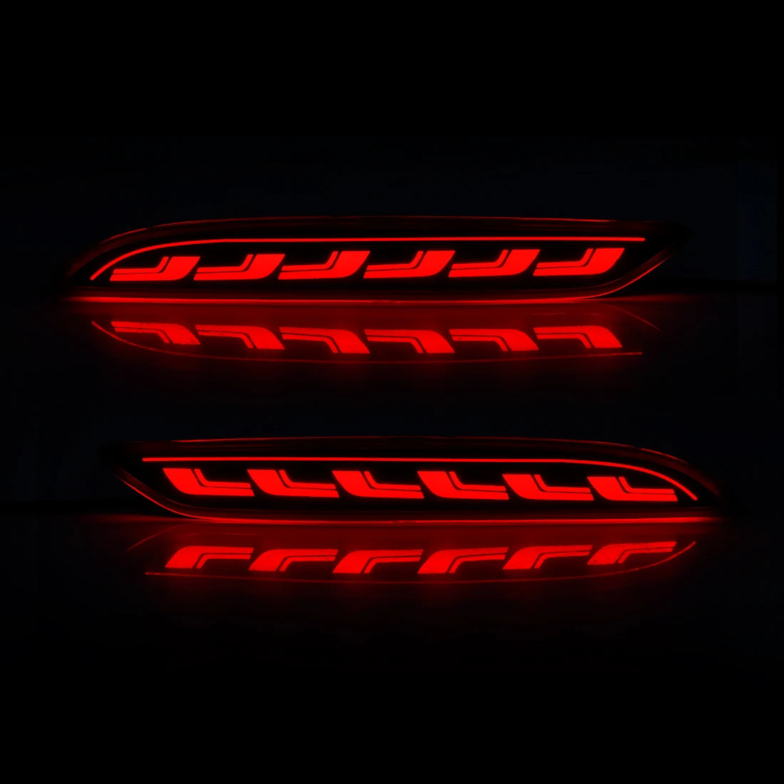 LED Rear Bumper Reflector Light For Chevrolet Cavalier 2020 2021 2022 Brake Warning Dynamic Turn Signal Lamp Car Accessories 12V
