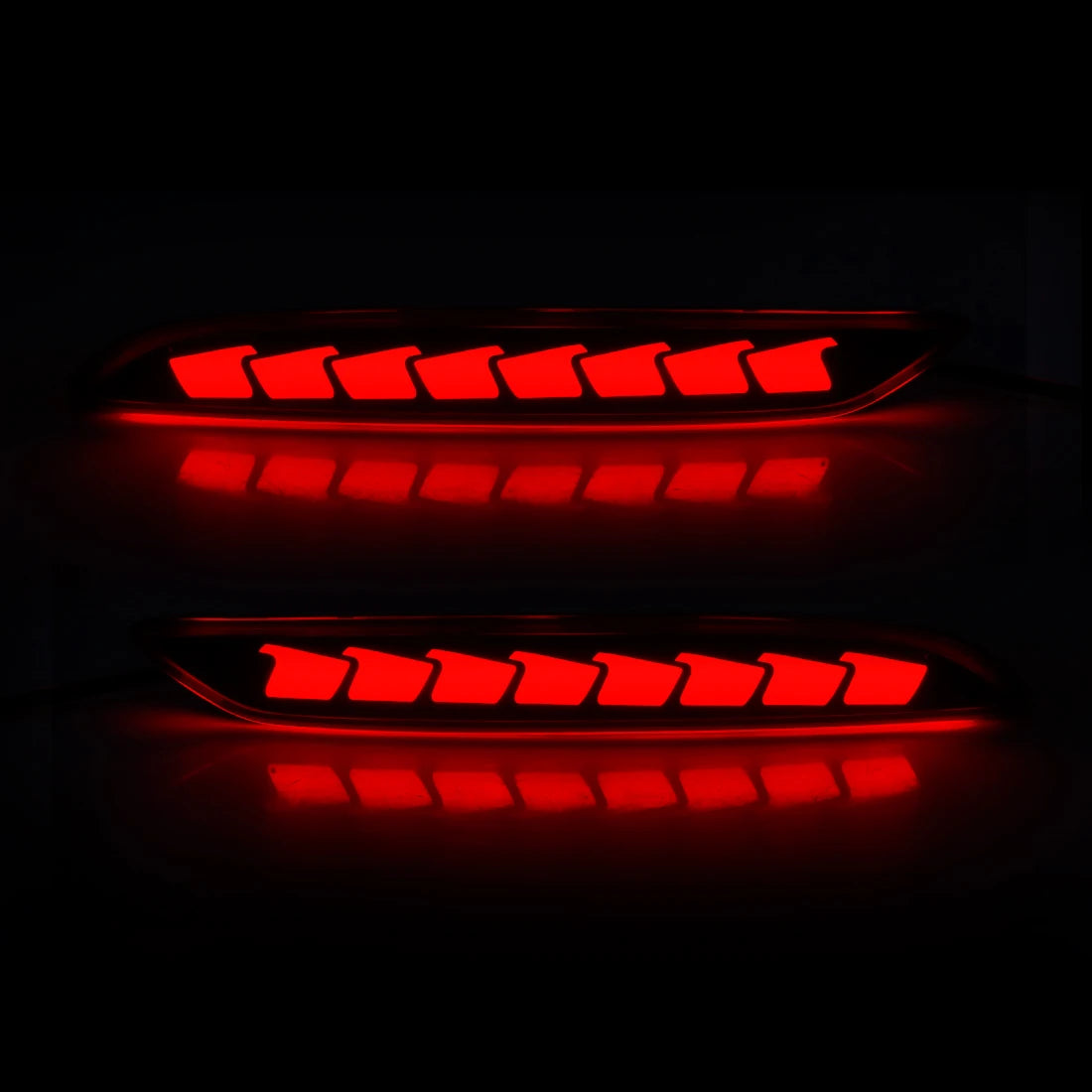 LED Rear Bumper Reflector Light For Chevrolet Cavalier 2020 2021 2022 Brake Warning Dynamic Turn Signal Lamp Car Accessories 12V