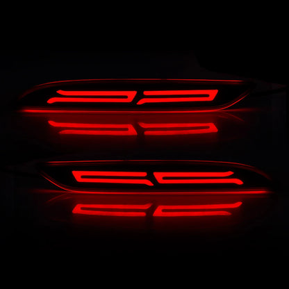 LED Rear Bumper Reflector Light For Chevrolet Cavalier 2020 2021 2022 Brake Warning Dynamic Turn Signal Lamp Car Accessories 12V