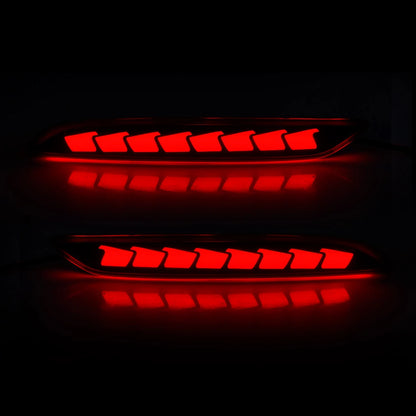 LED Rear Bumper Reflector Light For Chevrolet Cavalier 2020 2021 2022 Brake Warning Dynamic Turn Signal Lamp Car Accessories 12V